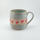 Kubek Ceramiczny Serduszka 370ml