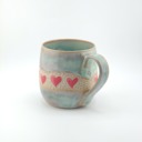 Kubek Ceramiczny Serduszka 370ml