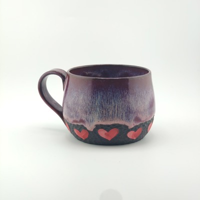Kubek Ceramiczny Serduszka 250ml