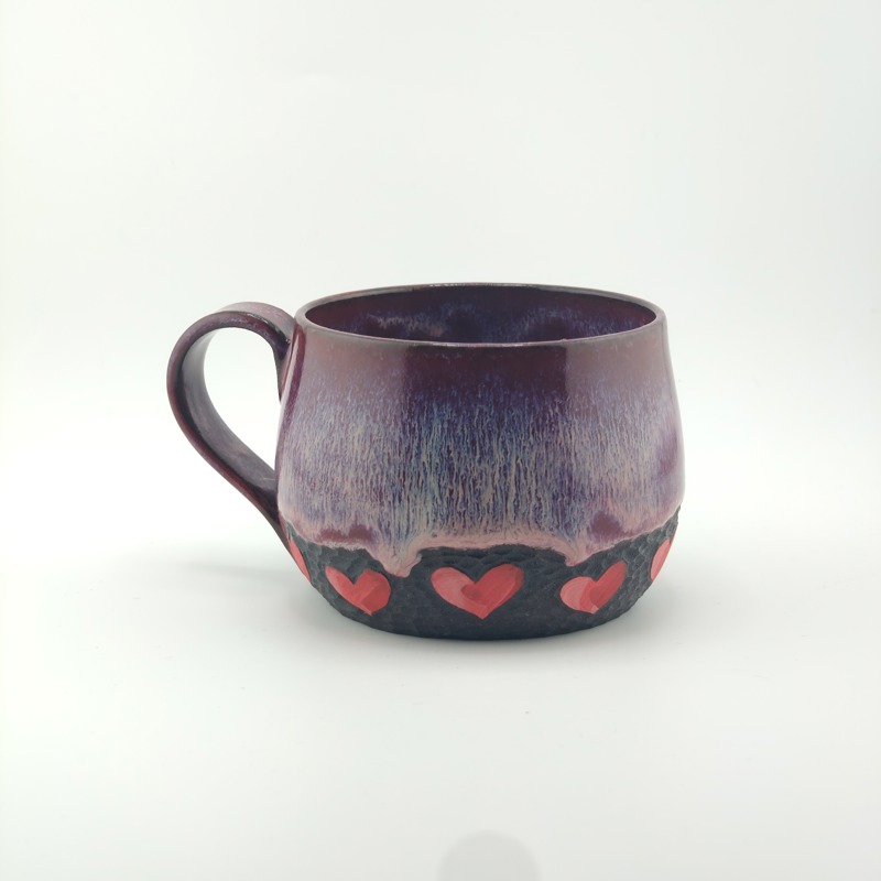 Kubek Ceramiczny Serduszka 250ml